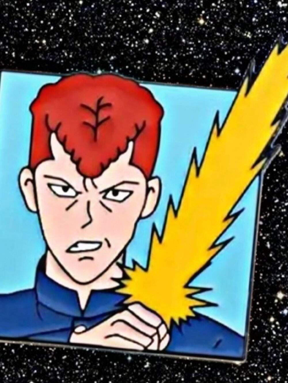 Yu Yu Hakusho Kuwabara Spirit Sword Anime Enamel Pin Retro Collectible